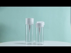 PET 화장품 병 100ml 120ml 400ml 메이크업 제거 병 둥근 평면 상자