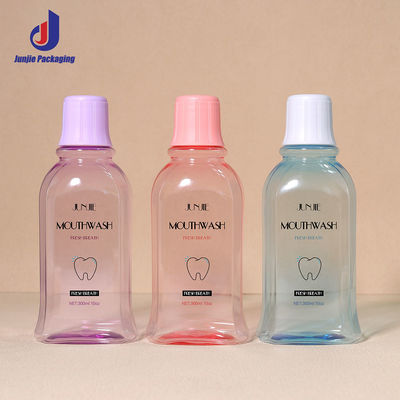 맞춤형 플라스틱 구강 세척 병 100ml/250ml/300ml 화장품용 빈 몸 로션 병