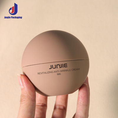 맞춤형 빈 플라스틱 50ml 고급 스킨 케어 이중벽 AS 자 바디 버터 볼 라운드 화장품 크림 자 포장 용기