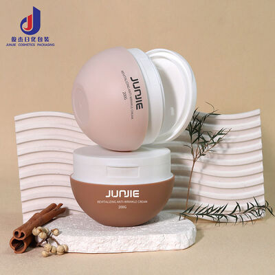 공장 가격 플라스틱 PP 200g 화장품 용기 플립 탑 캡 페이셜 바디 스크럽 토너 화장솜 컨테이너 핀셋 포함